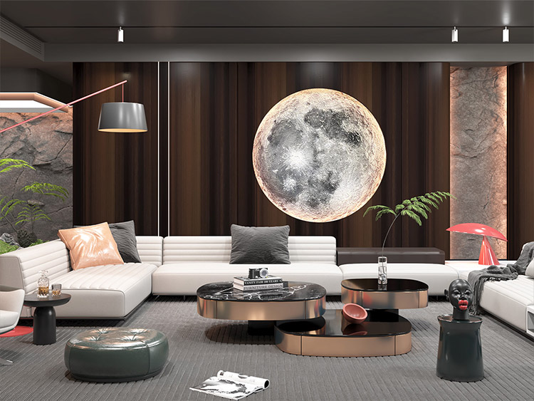 現(xiàn)代輕奢風(fēng)格-客廳