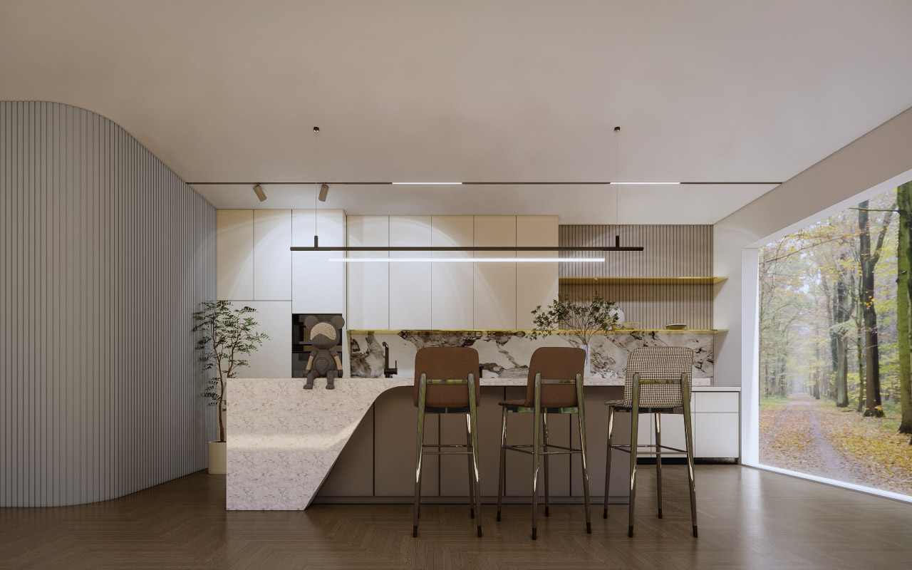 鈦金灰生態(tài)板-板材全屋定制案例