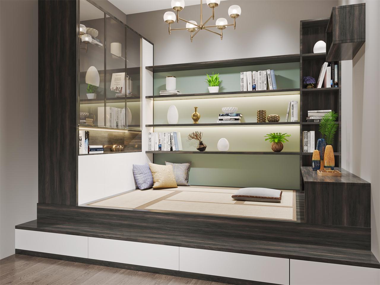 法國洋梨生態(tài)板-板材全屋定制案例